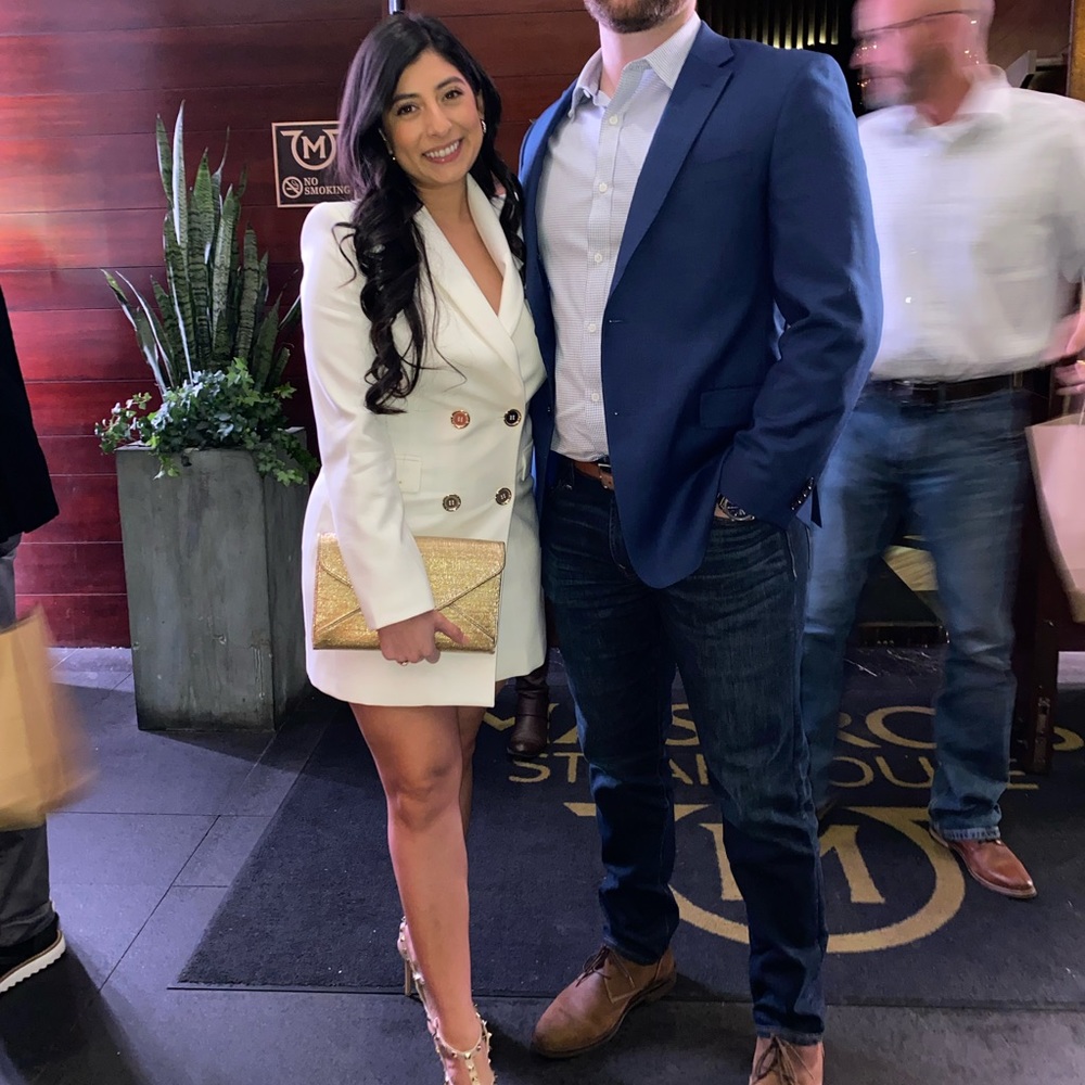 White Suit Dress